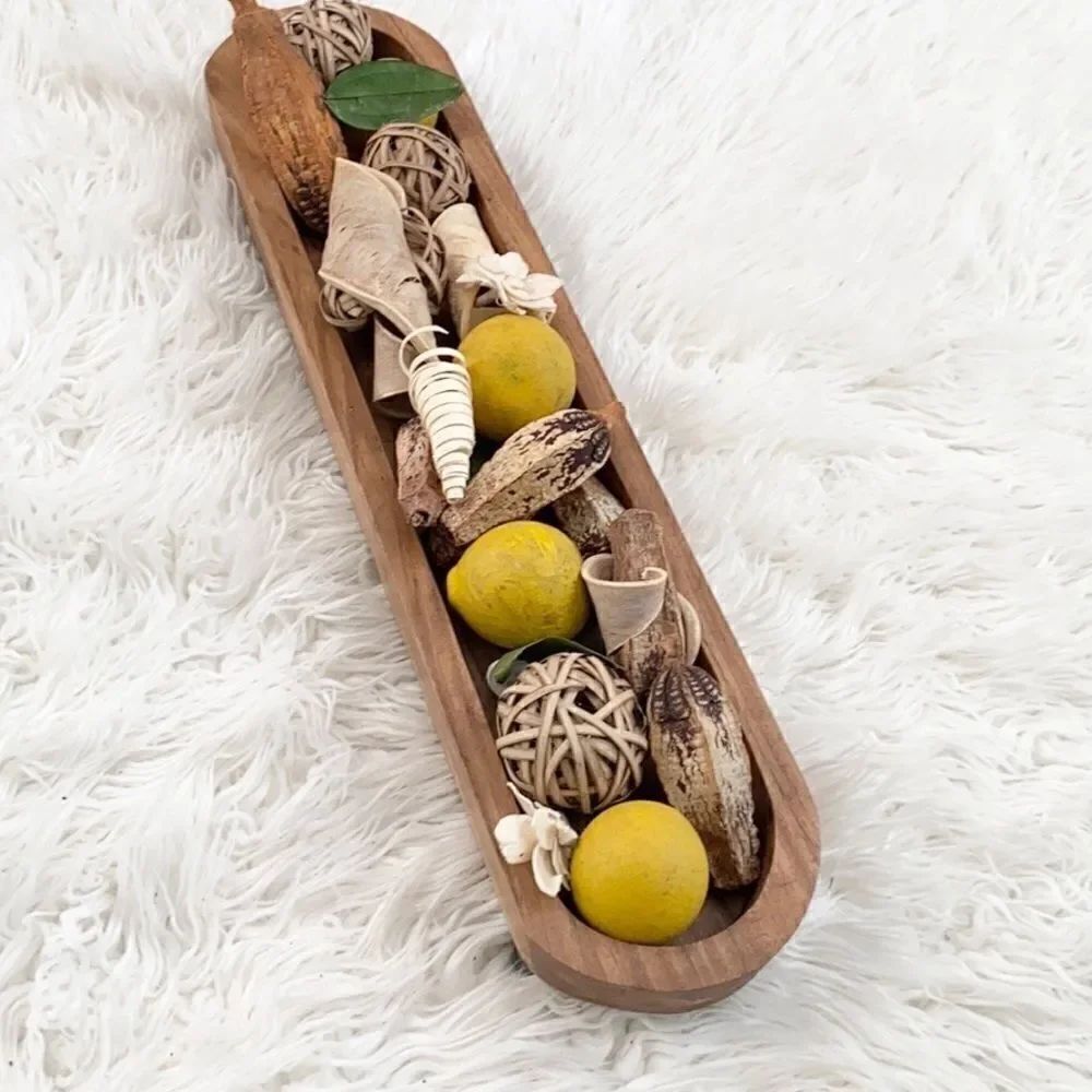 Global Designs Wooden Centerpiece Decor